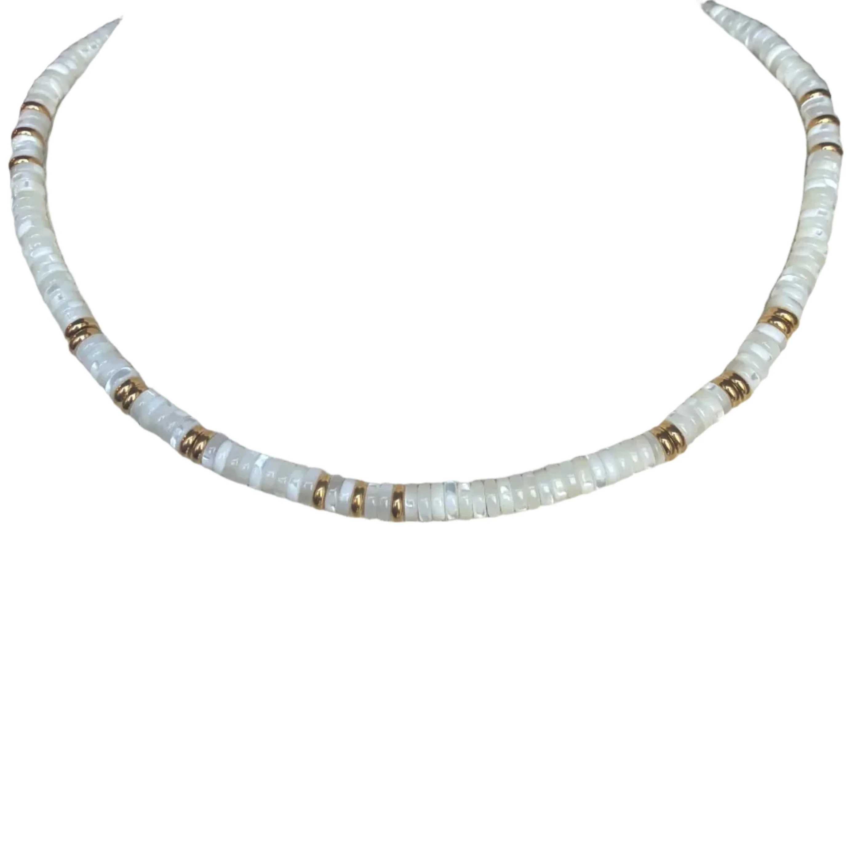 French Stone Beaded Necklace - Image 5