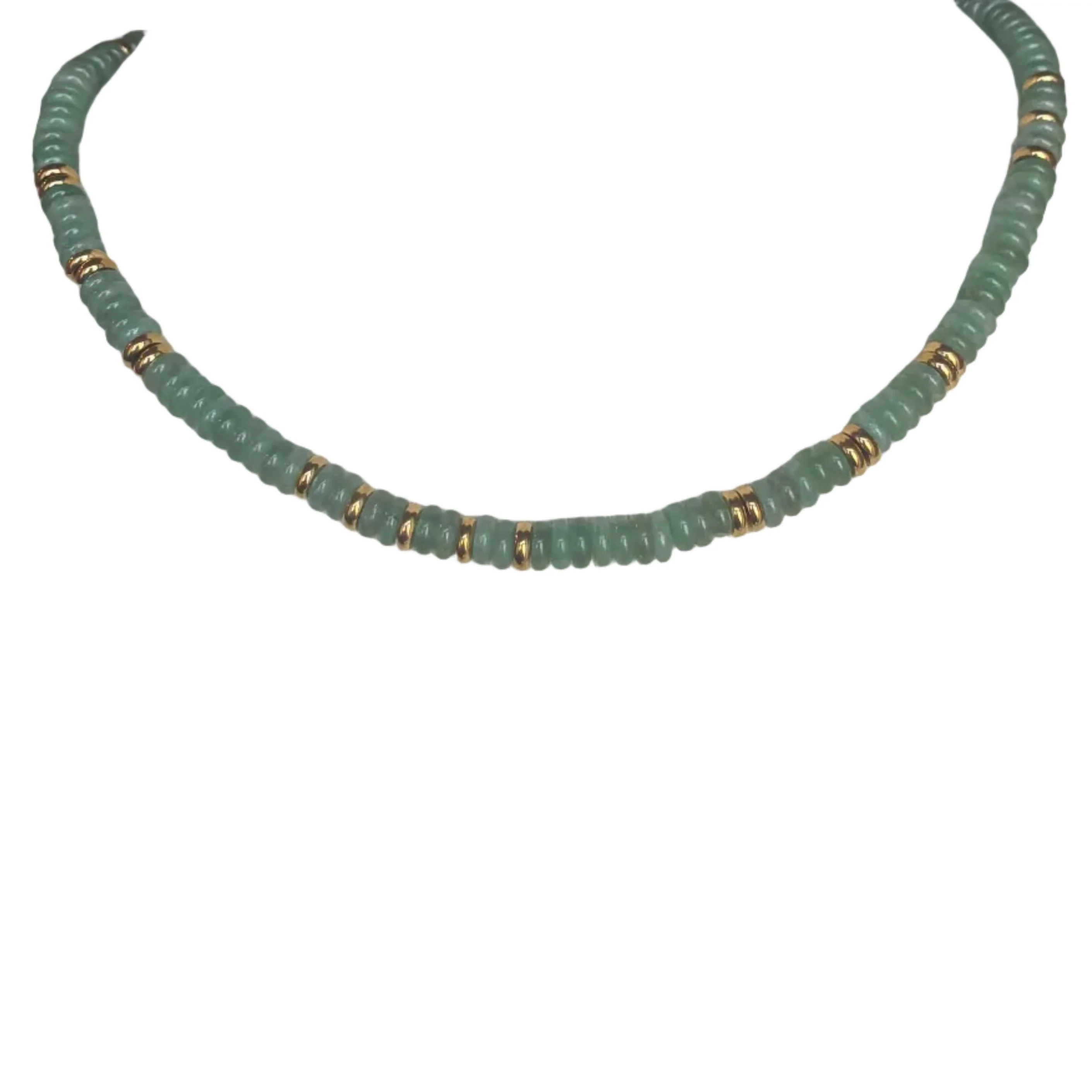 French Stone Beaded Necklace - Image 6