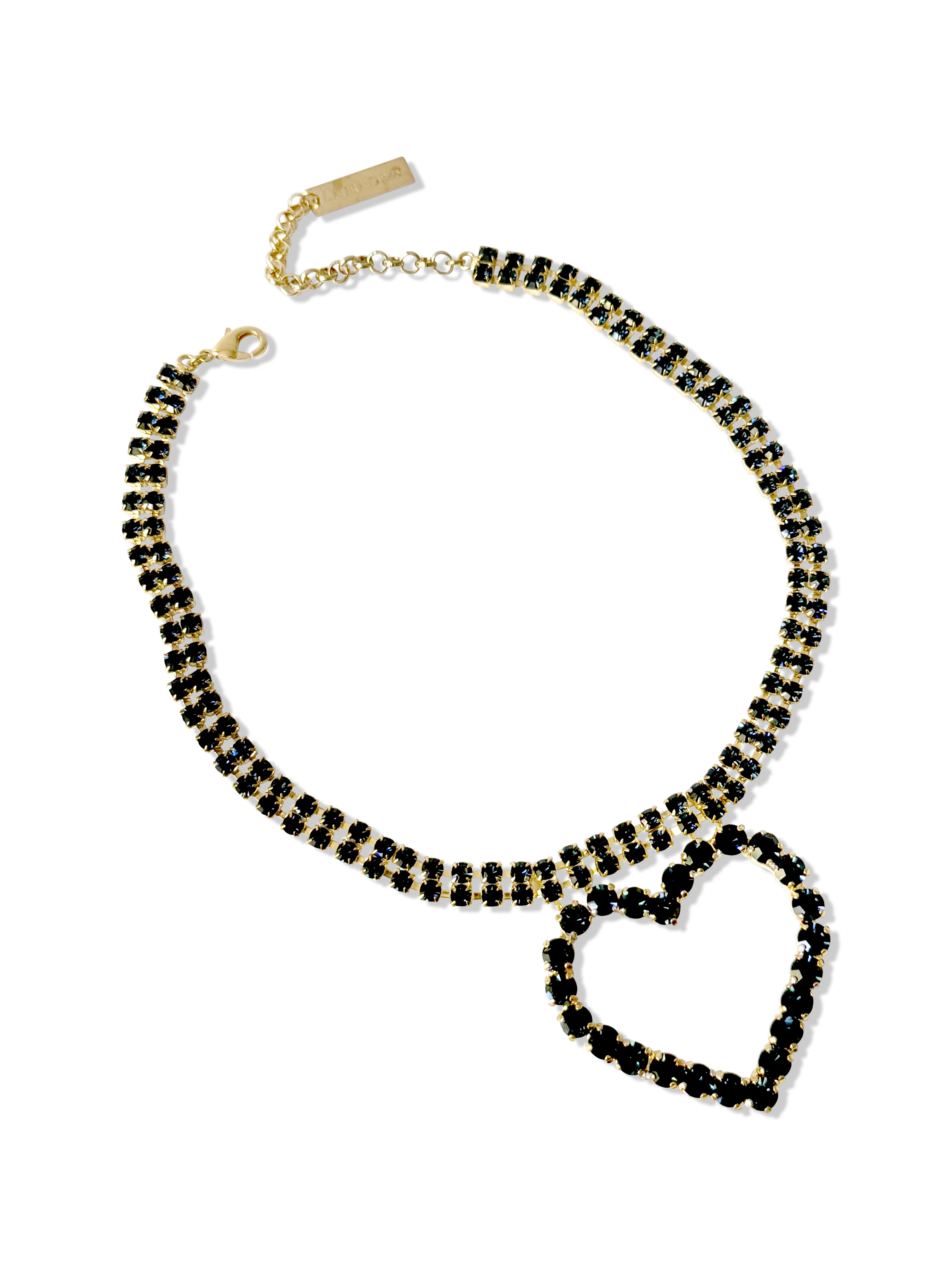 Lulu Blue Heart Necklace - Image 4