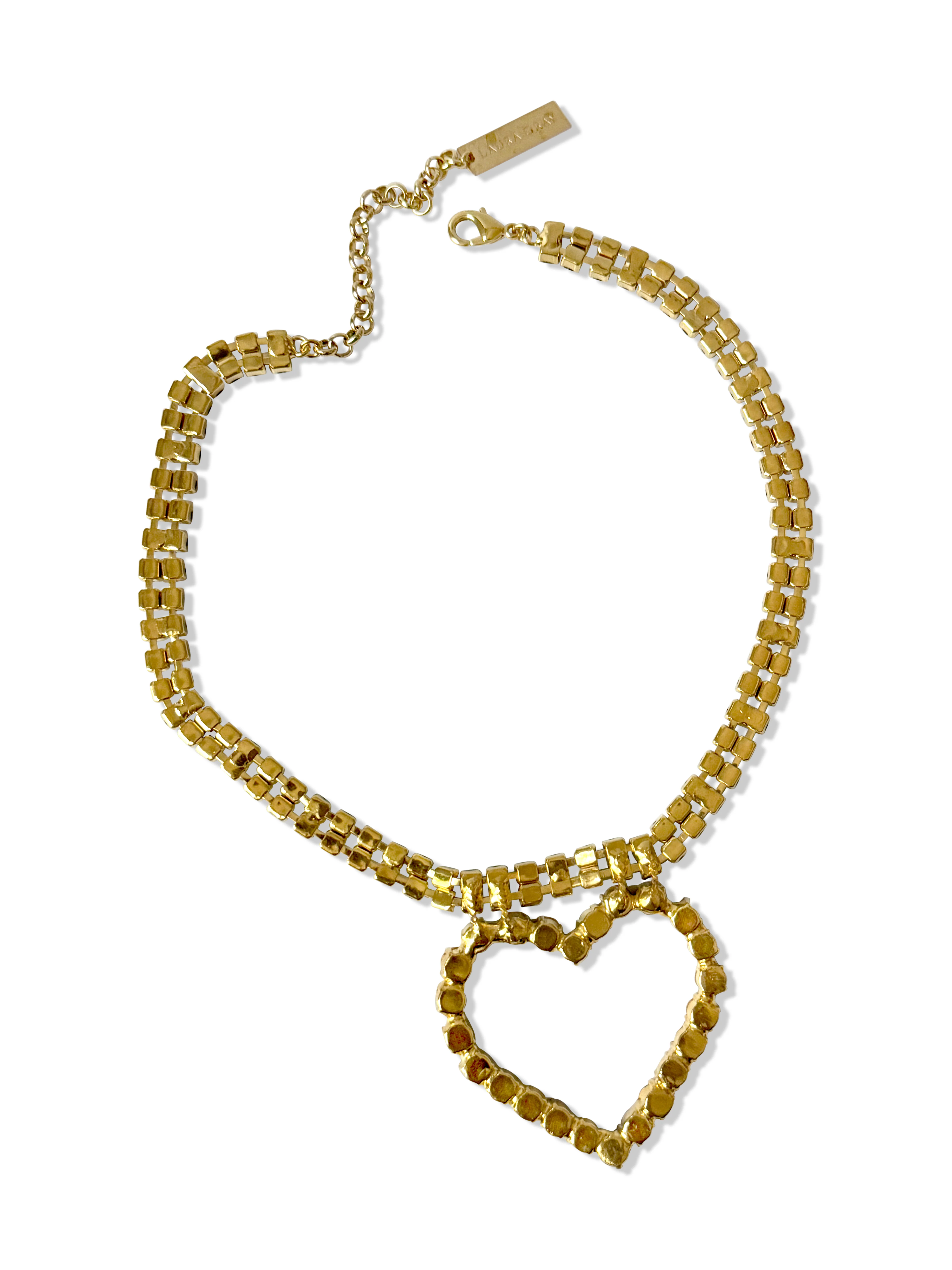 Lulu Diamond Heart Necklace - Image 4