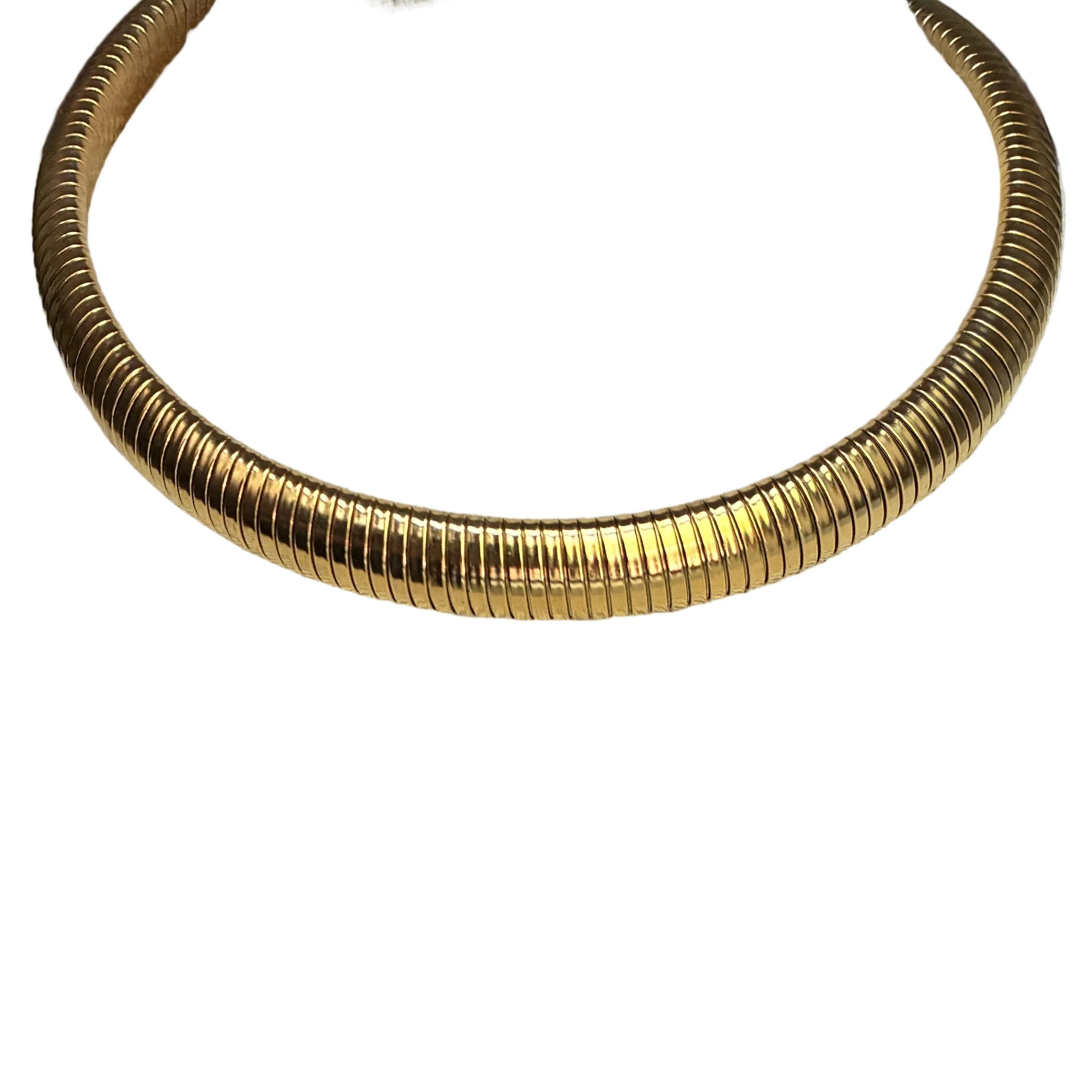 Modern French Omega Collar Necklace