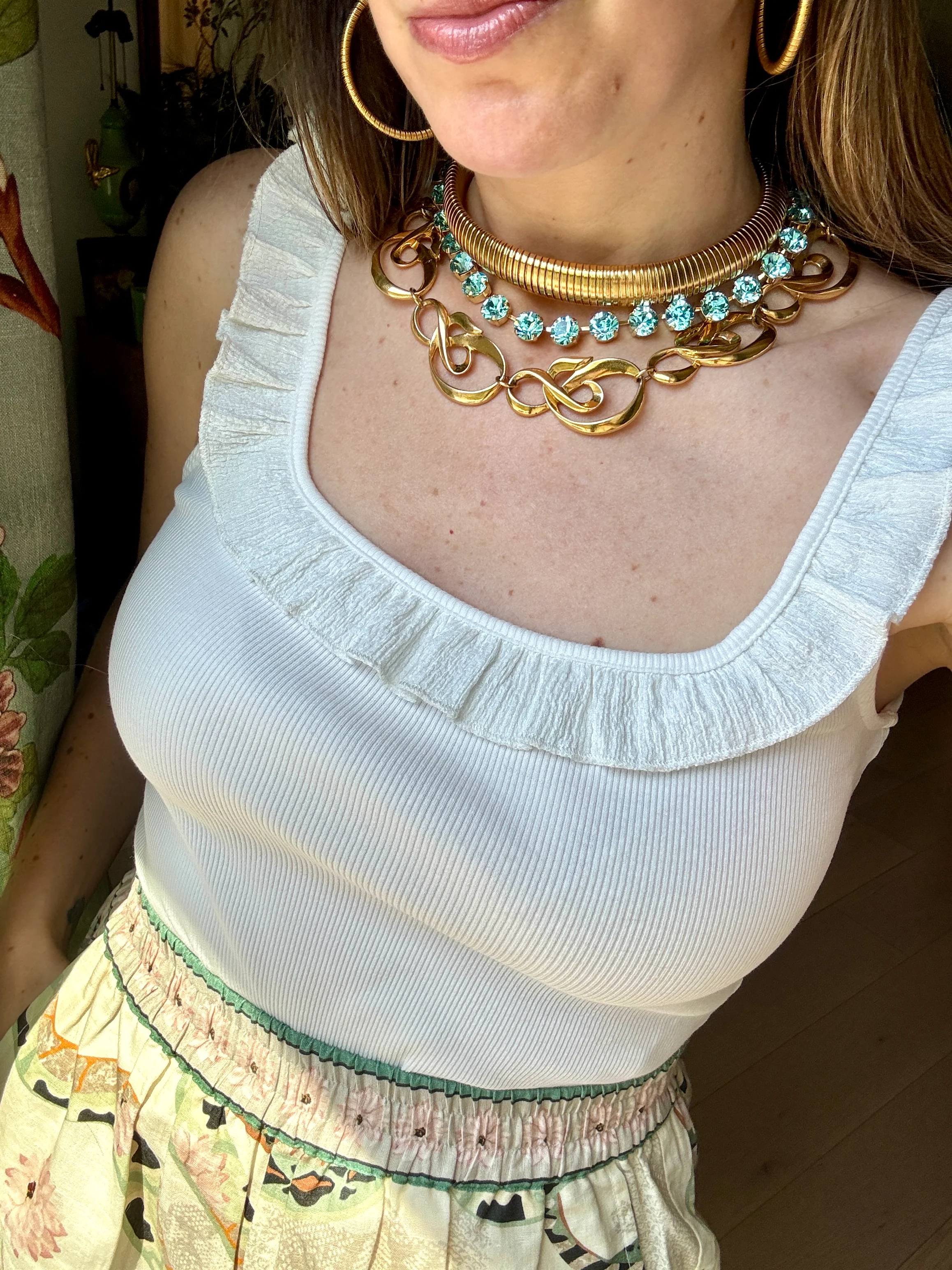 Modern French Omega Collar Necklace - Image 3