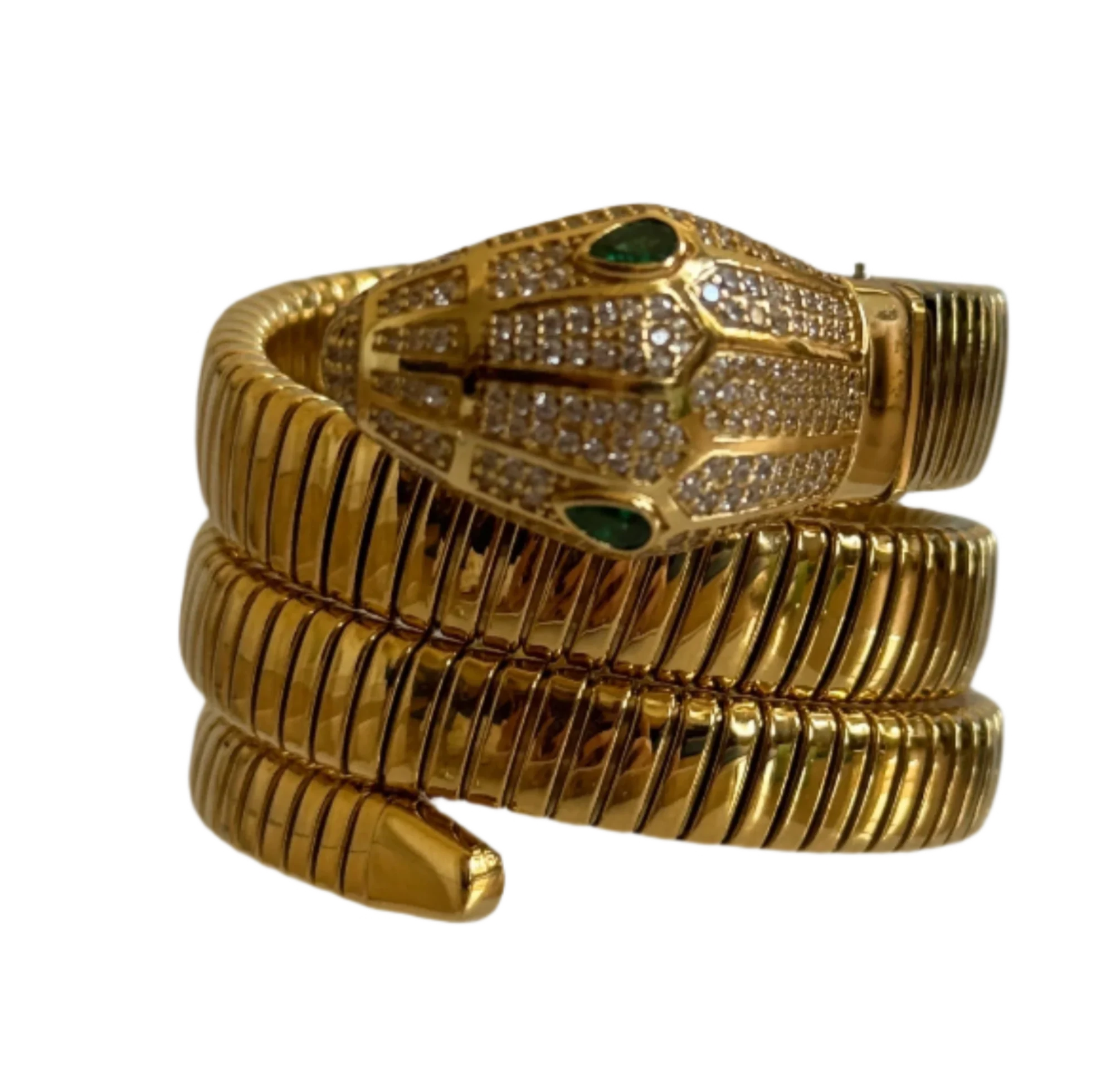 Gold Snake Wrap Bracelet - Image 5