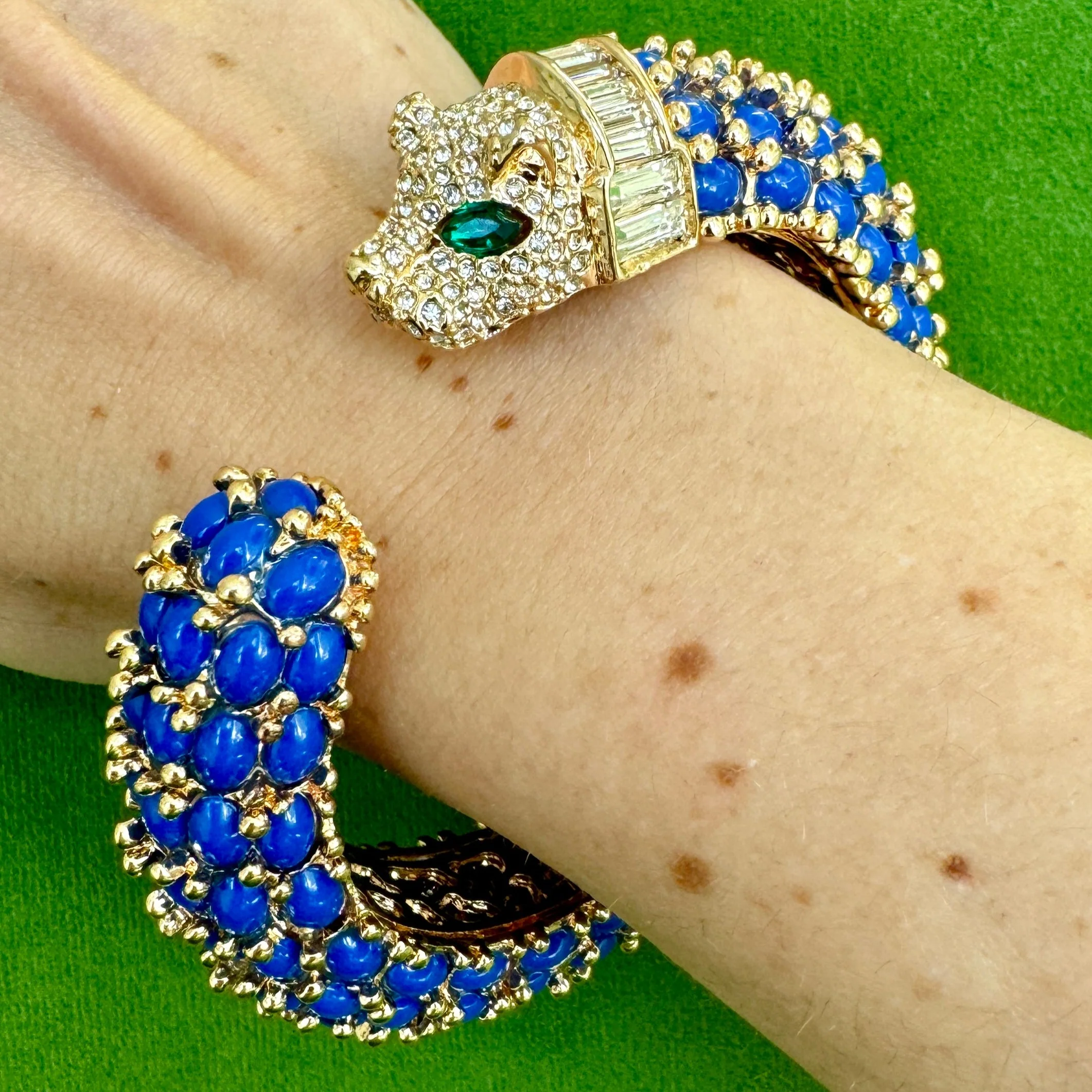 Navy Blue Panther Bracelet - Image 2