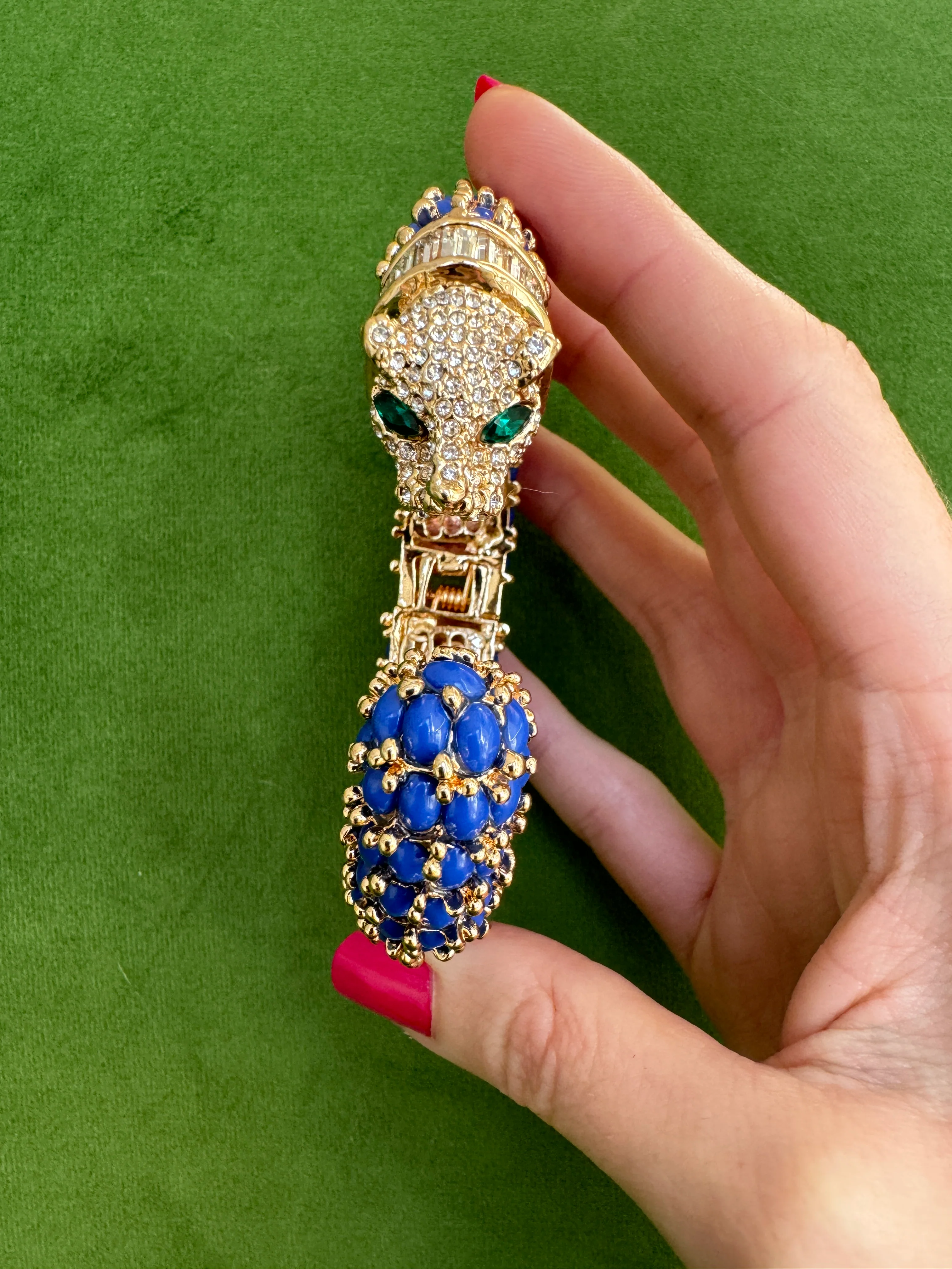 Navy Blue Panther Bracelet - Image 4