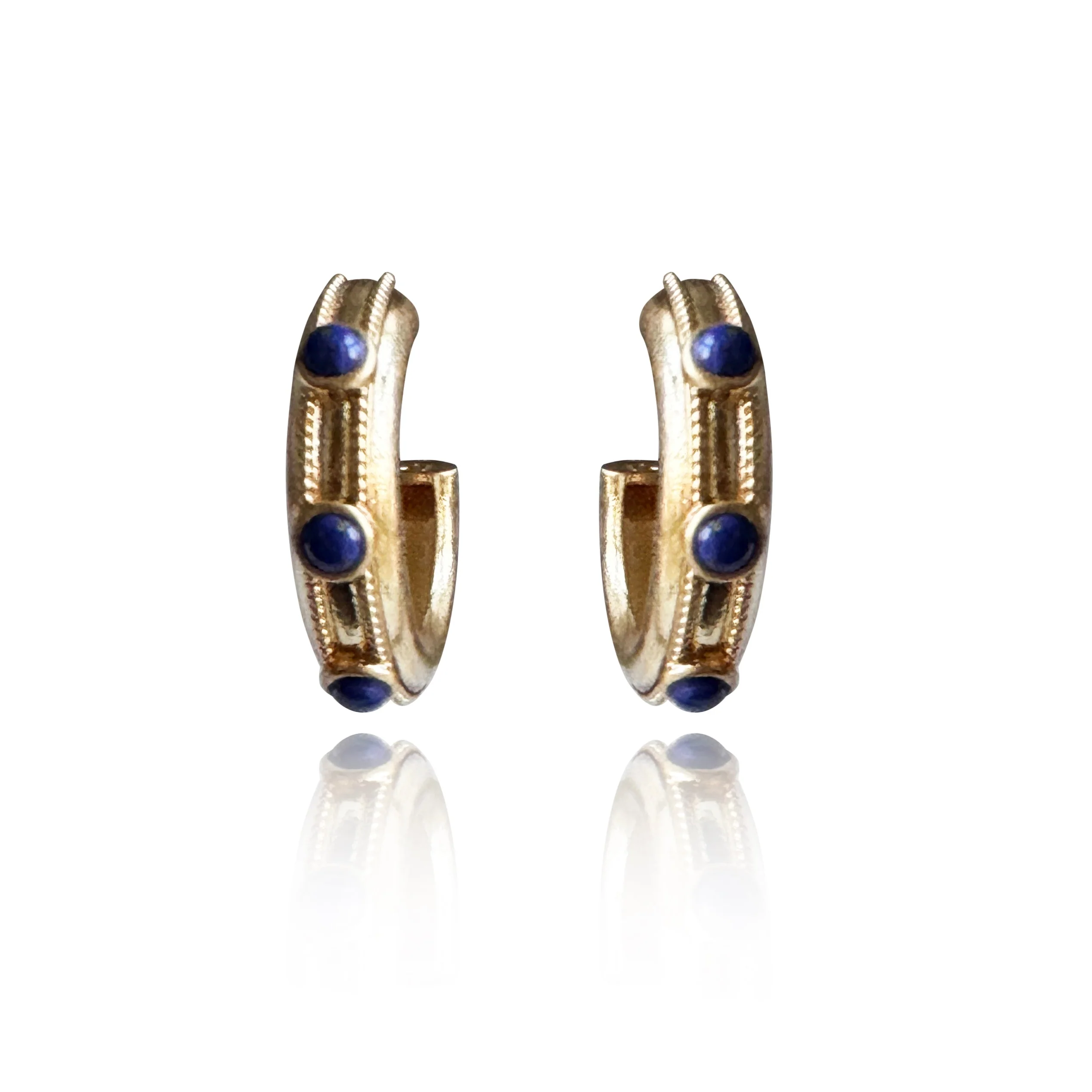 Olivia Gold Hoop Earring - Image 6
