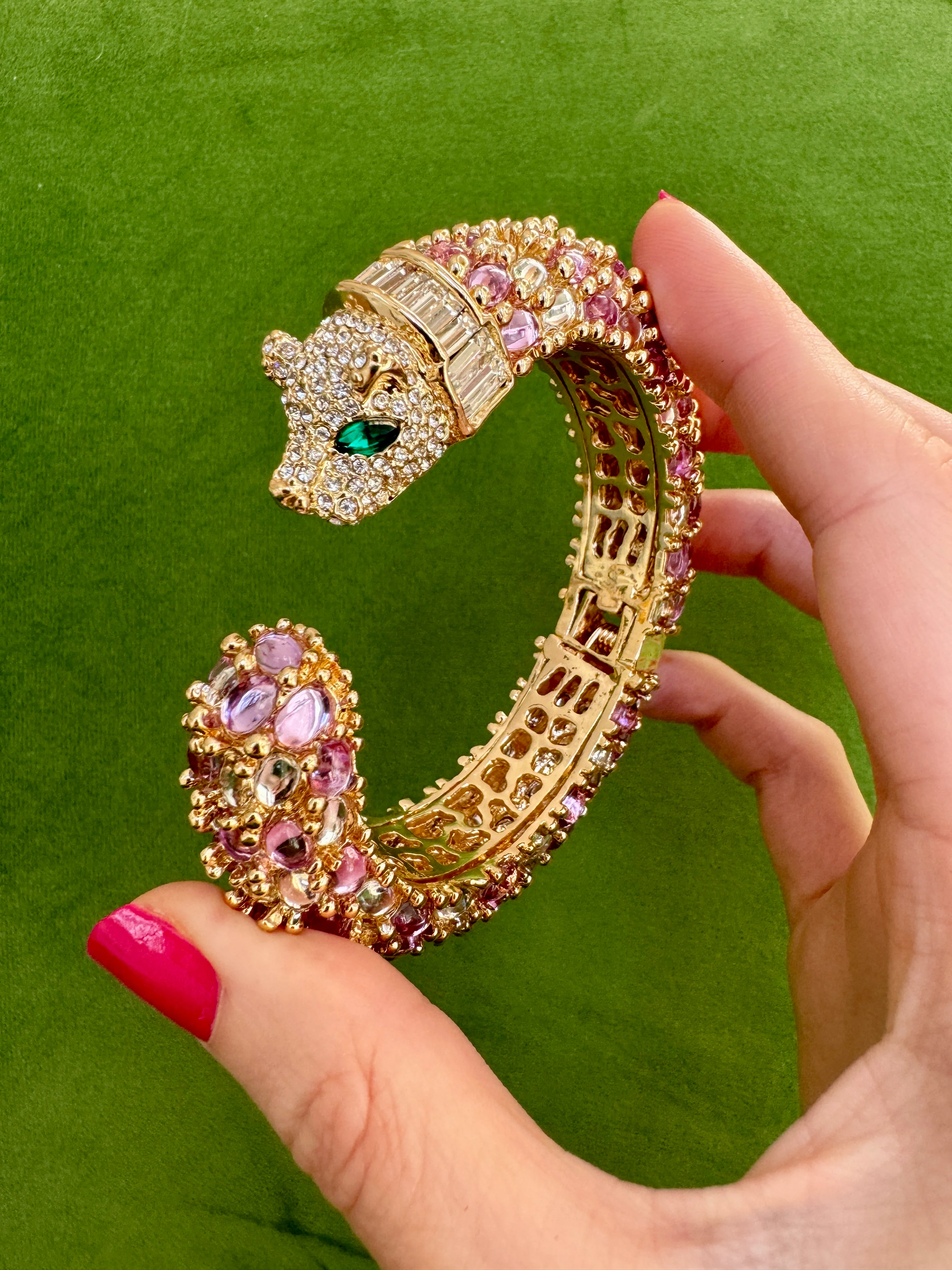 Purple Jewel Panther Bracelet - Image 3