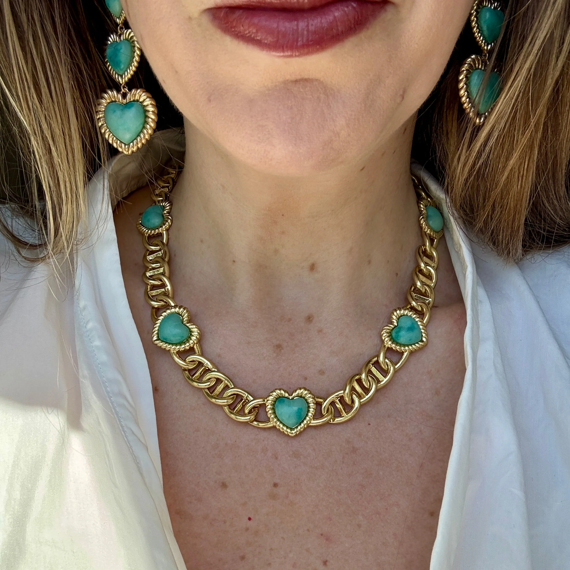 Sloan Heart Necklace Four Colors Available - Image 4