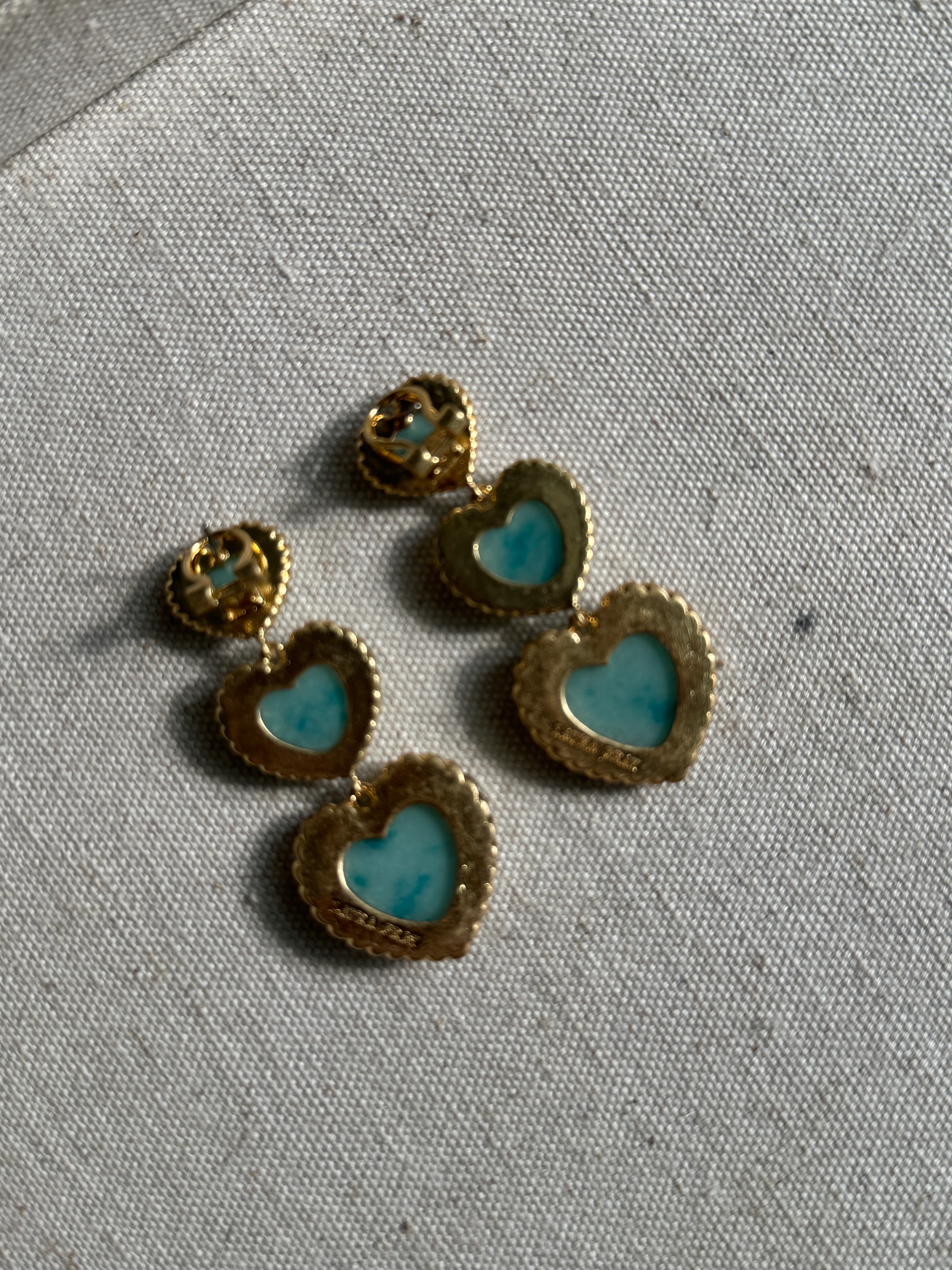 Sloan Triple Heart Earrings Four Colors Available - Image 8