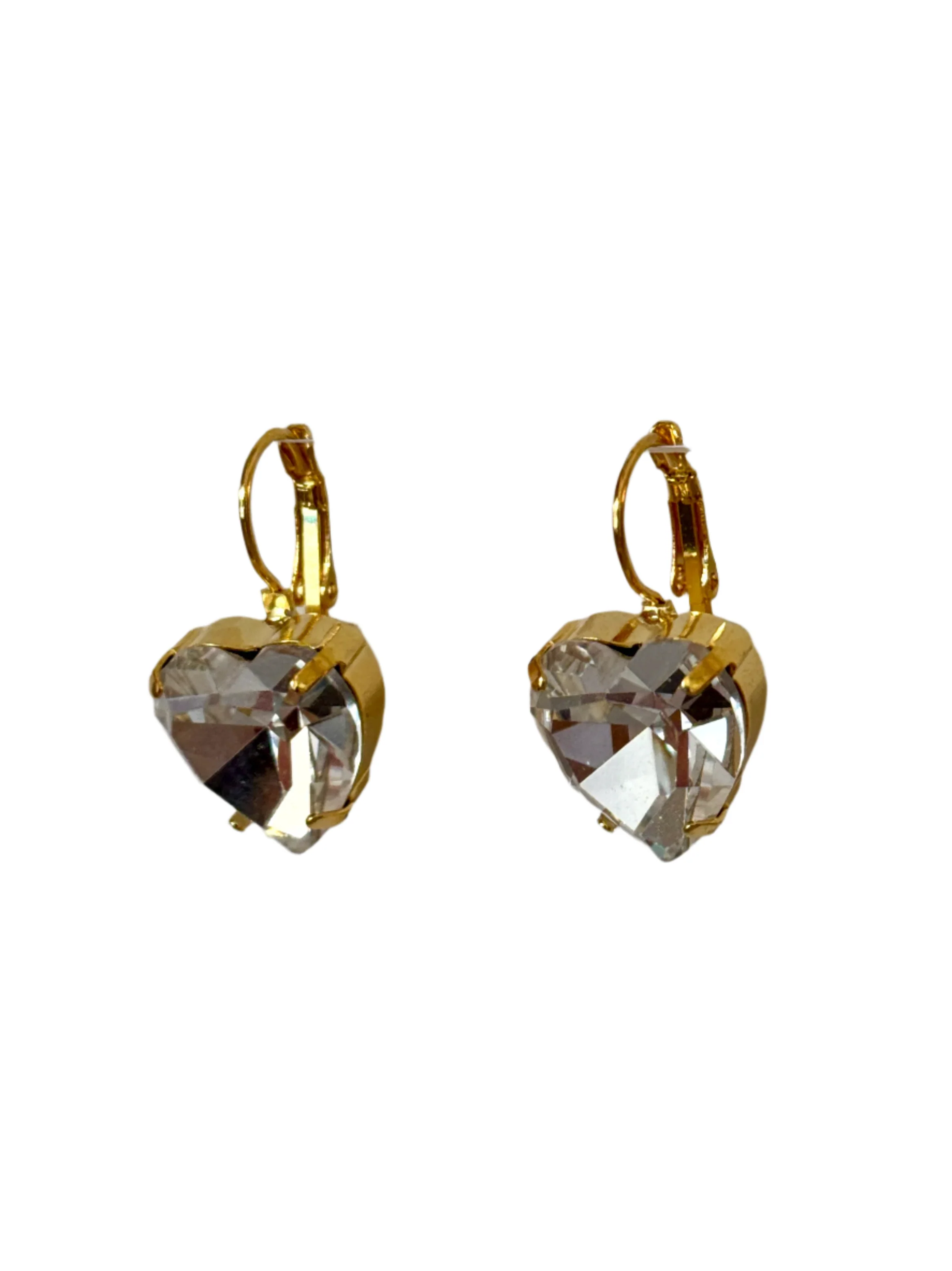Nora Crystal Heart Earrings - Image 3