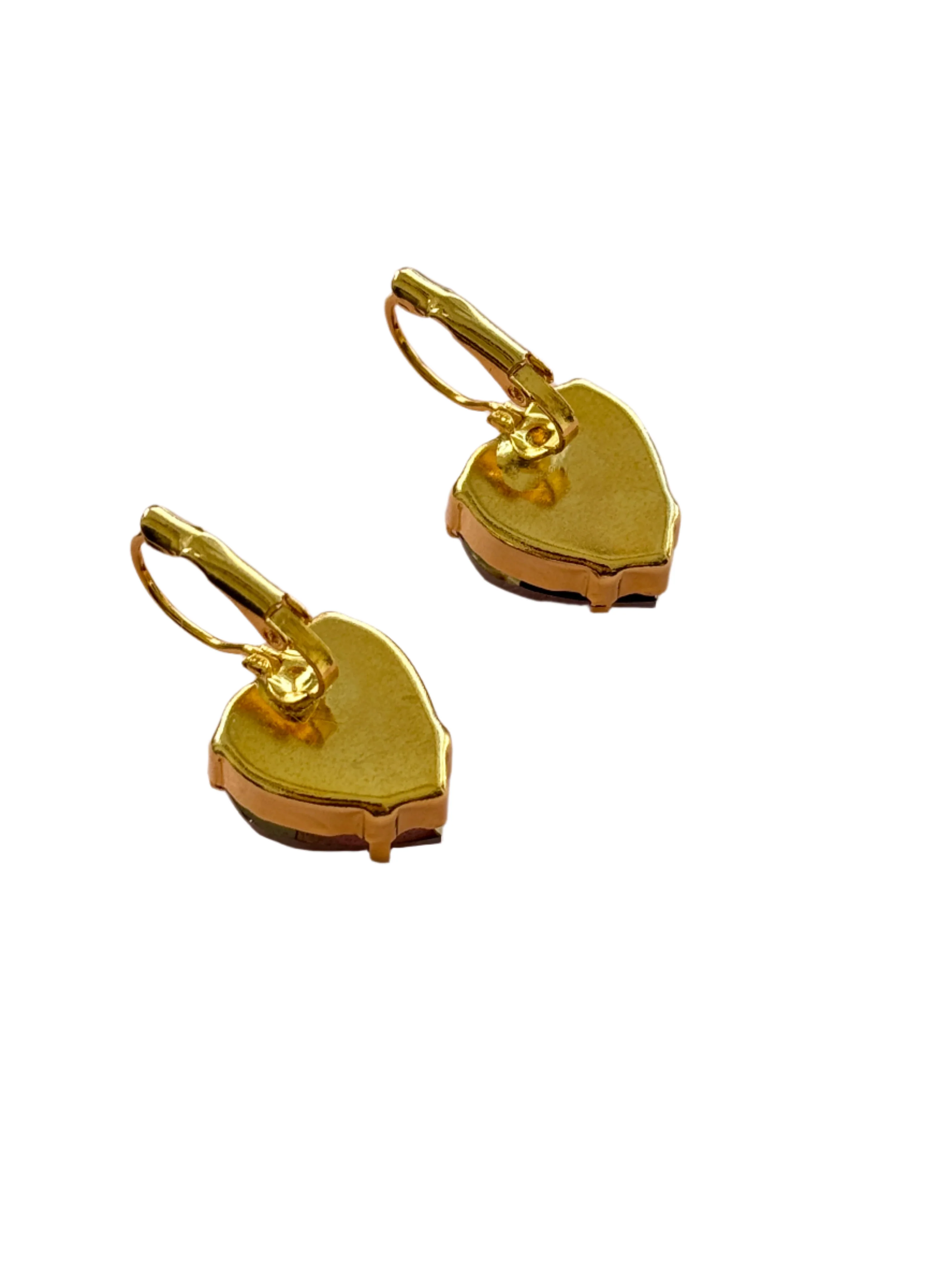 Nora Crystal Heart Earrings - Image 4