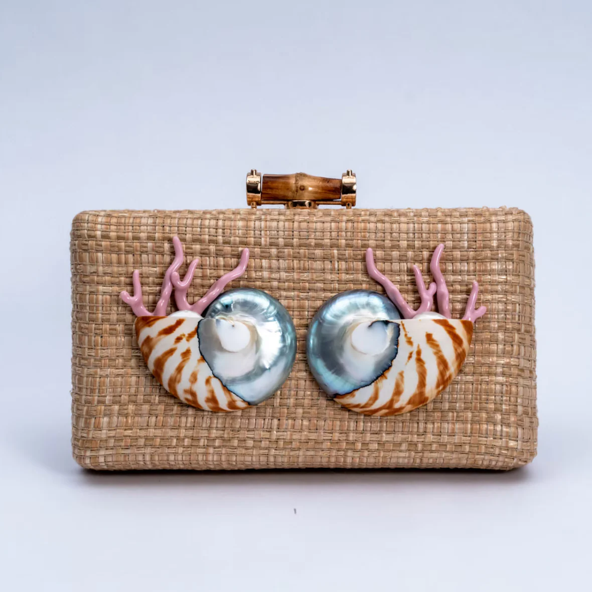 The Fiona Grasscloth Clutch - Image 8