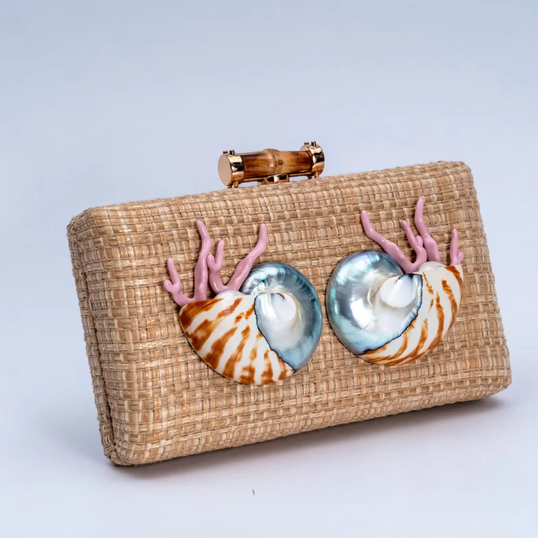 The Fiona Grasscloth Clutch - Image 9