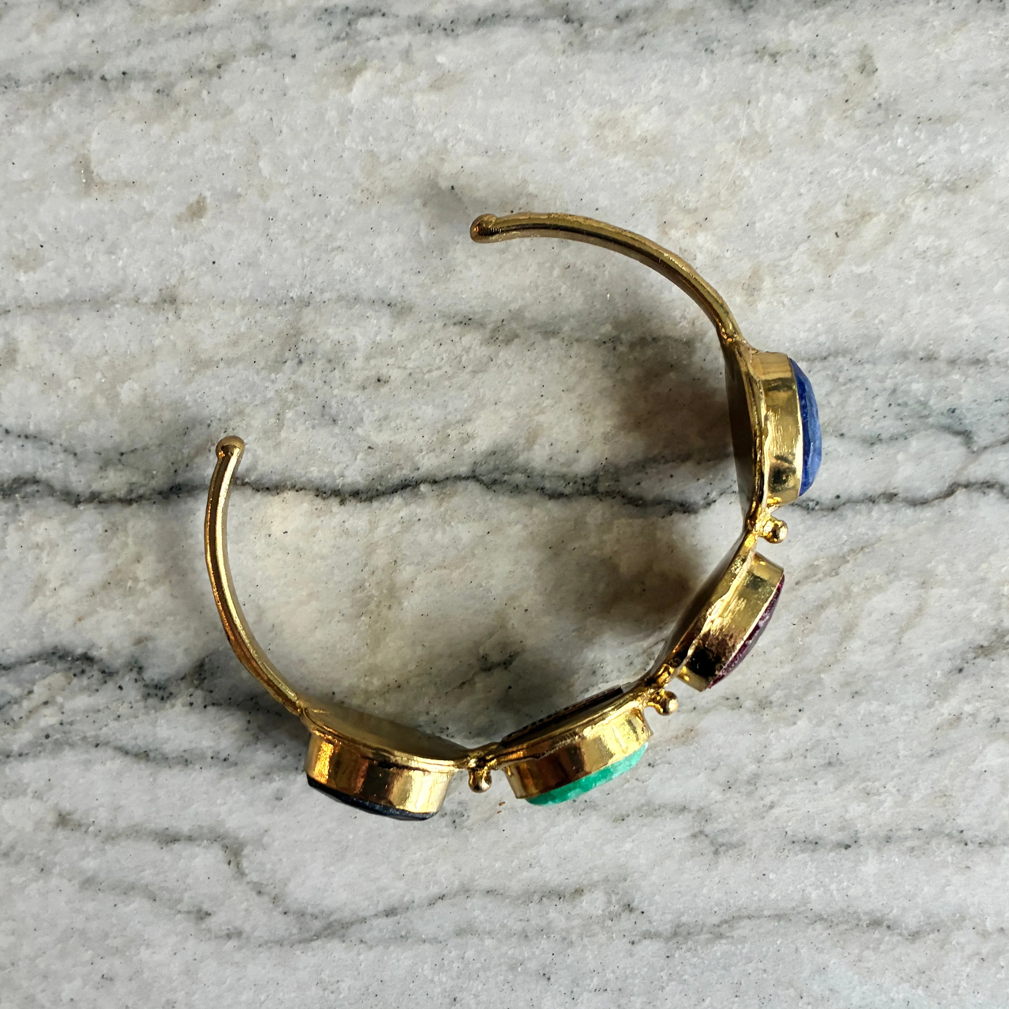 French Stone Cuff Bracelet - Image 3